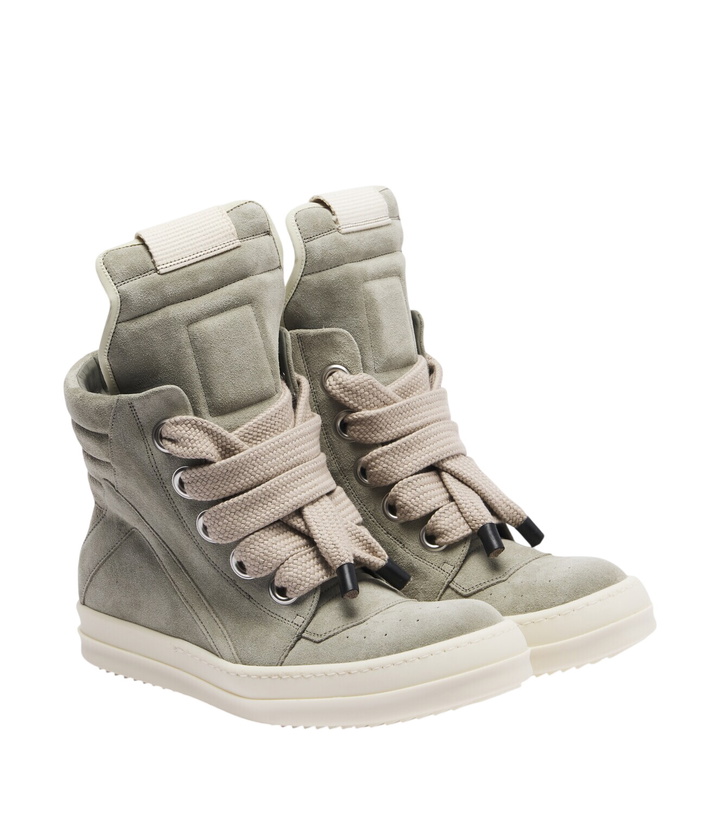 Photo: Rick Owens Geobasket suede high-top sneakers