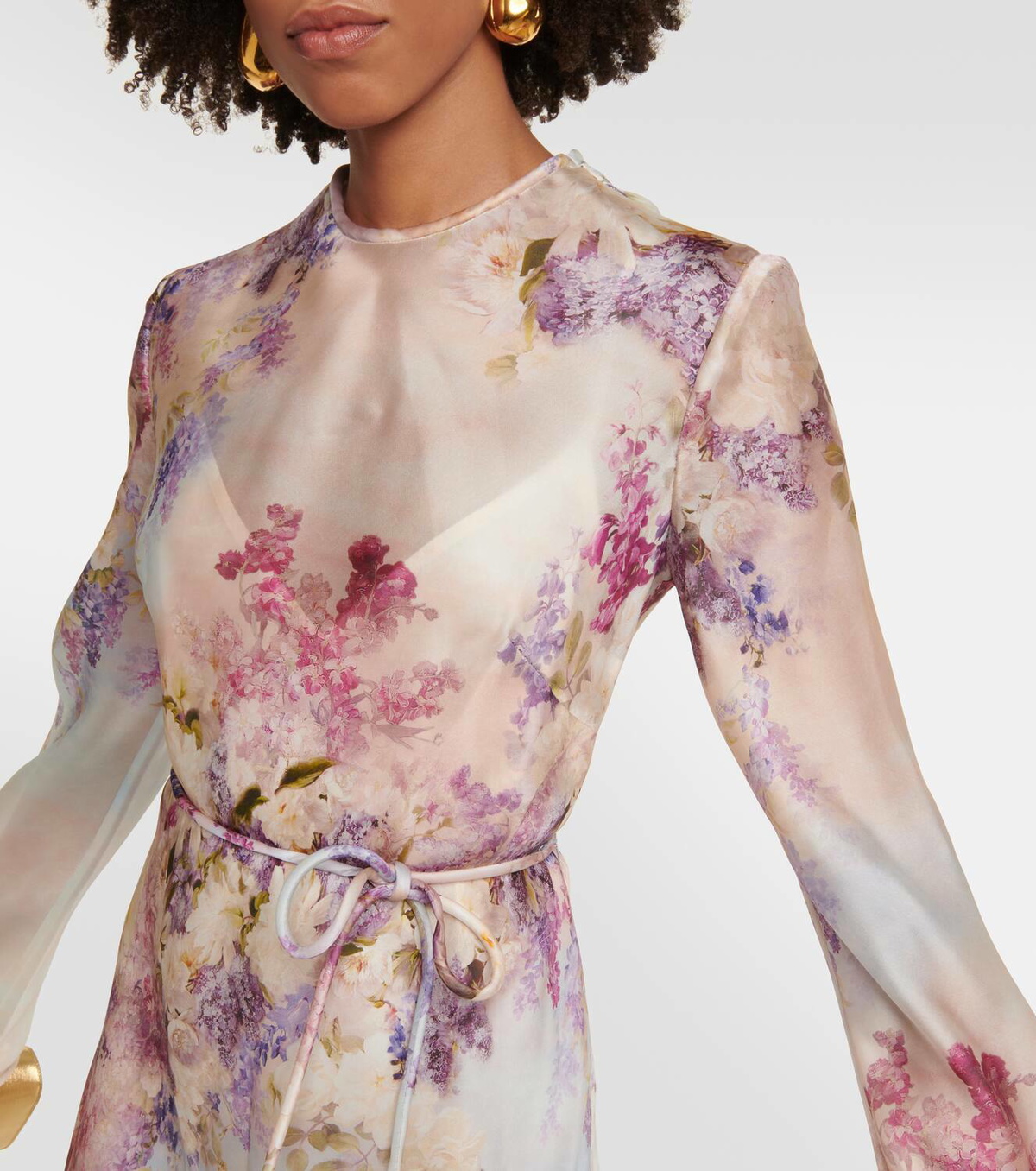 Zimmermann Luminosity Bias Slip silk gown Zimmermann