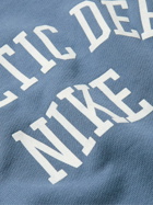 Nike - NSW Logo-Print Cotton-Jersey Sweatshirt - Blue