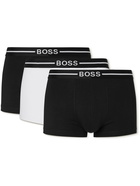 HUGO BOSS - Three-Pack Stretch Organic Cotton Briefs - Multi