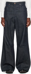 KOZABURO Indigo Loose-Fit Jeans