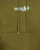 Maison Kitsuné Mens Sweatshirt Military in Green
