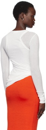 Jil Sander White Crewneck T-shirt