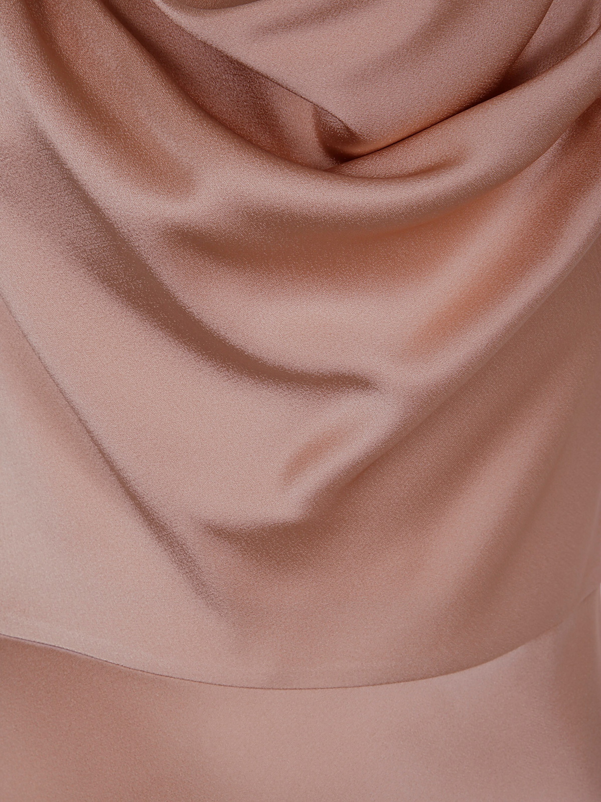Blumarine Envers Satin Dress in Pink