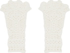 Toga Pulla White Lace Arm Warmers