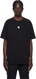 Balmain Black 'PB' Embroidered T-shirt