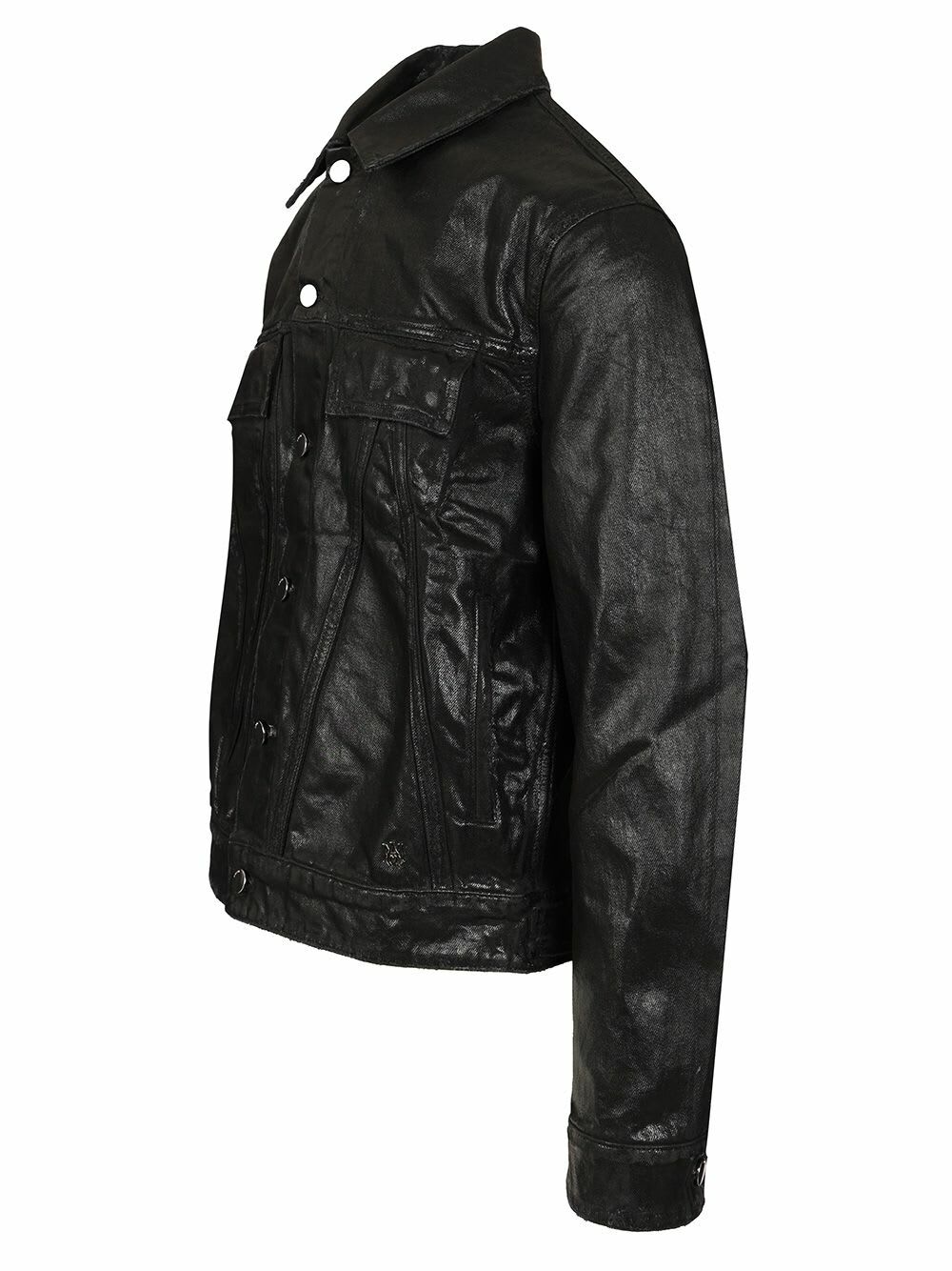 AMIRI Black Waxed Denim Jacket Amiri