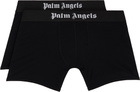 Palm Angels Two-Pack Black 'Palm Angels' Boxer Briefs
