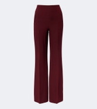 Roland Mouret Wool and silk wide-leg pants