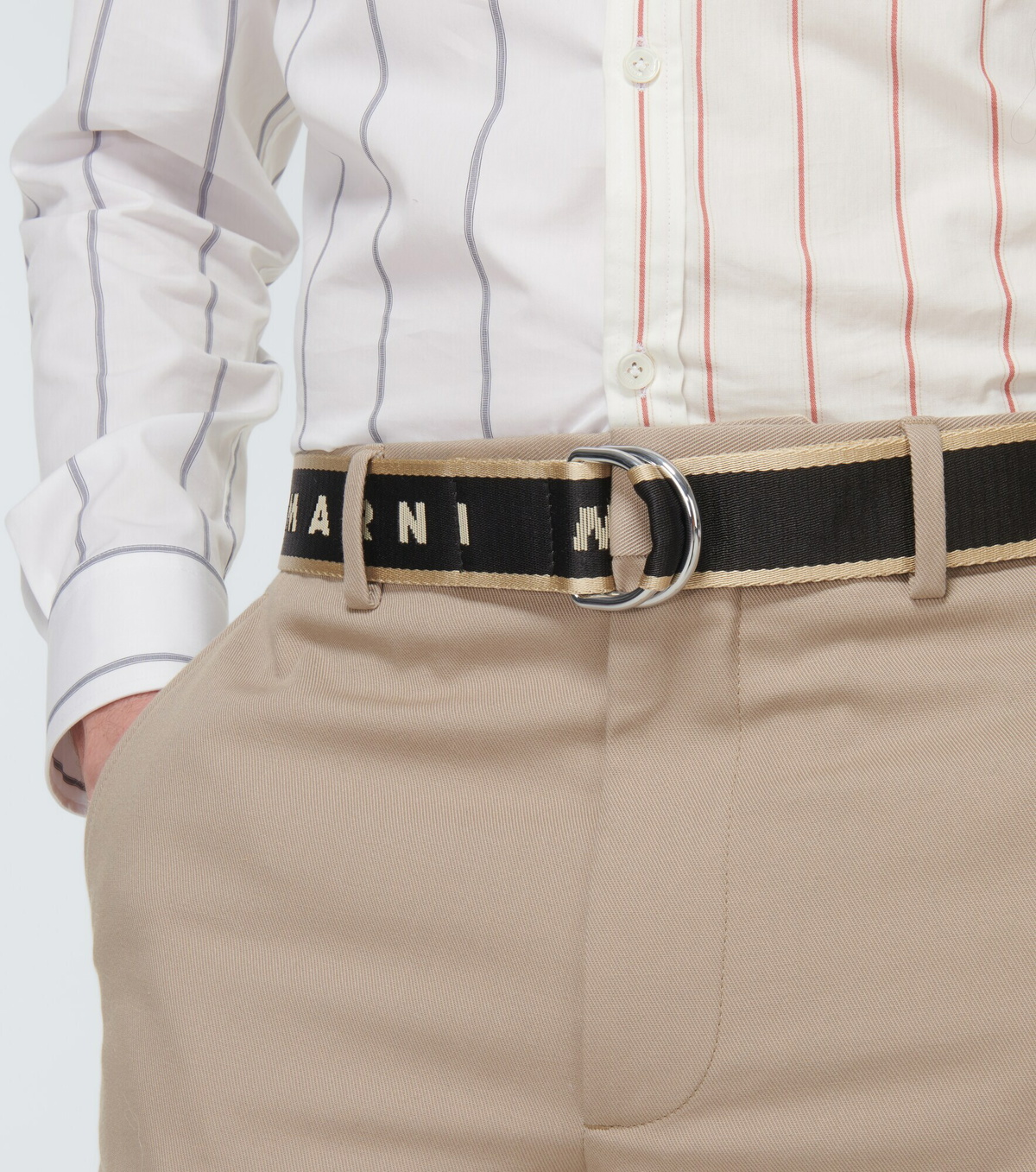 AUTH MARNI BELT GOLD LOOPS Leopard Print Belt – PILOT / POWELL main image 2