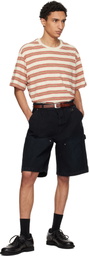WOOYOUNGMI Navy Cotton Shorts