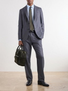Berluti - F088 Leather-Trimmed Suede Briefcase