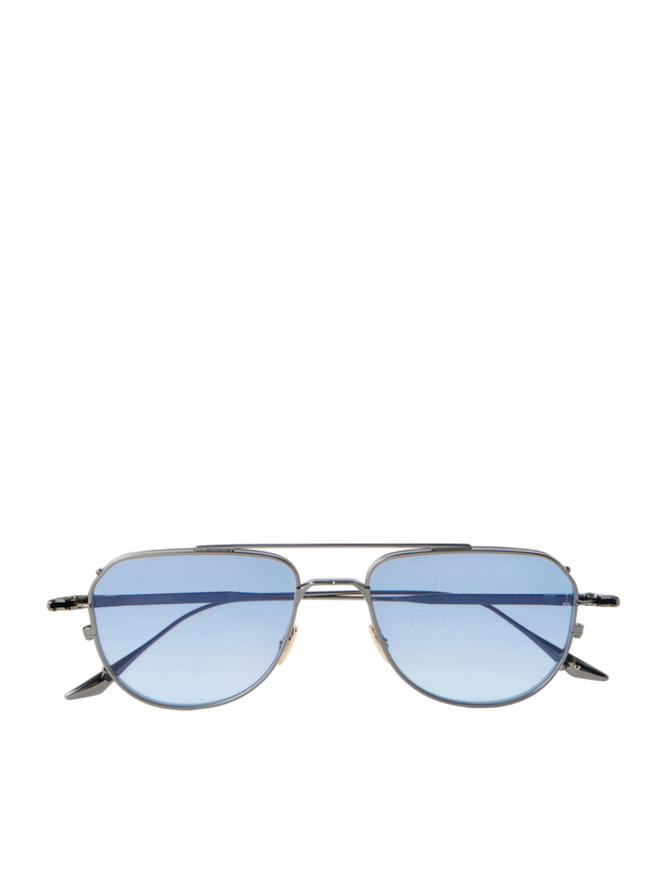 Photo: Jacques Marie Mage - Cendrars Aviator-Style Titanium Sunglasses