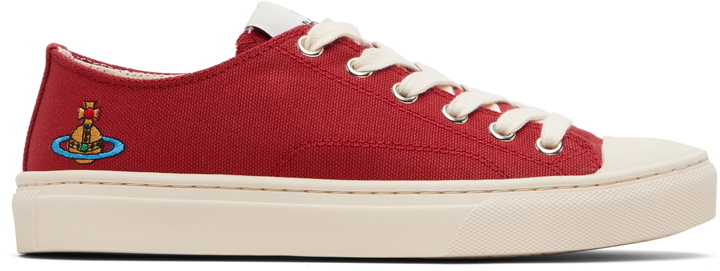Photo: Vivienne Westwood Red Low Top Plimsoll Sneakers