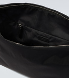 The Row Lloyd leather-trimmed shoulder bag