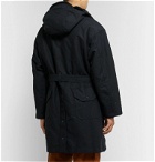 Engineered Garments - Faux Fur-Lined Cotton-Canvas Hooded Parka - Blue