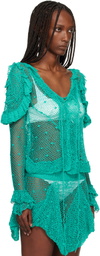 Judy Turner Blue Lucrezia Blouse