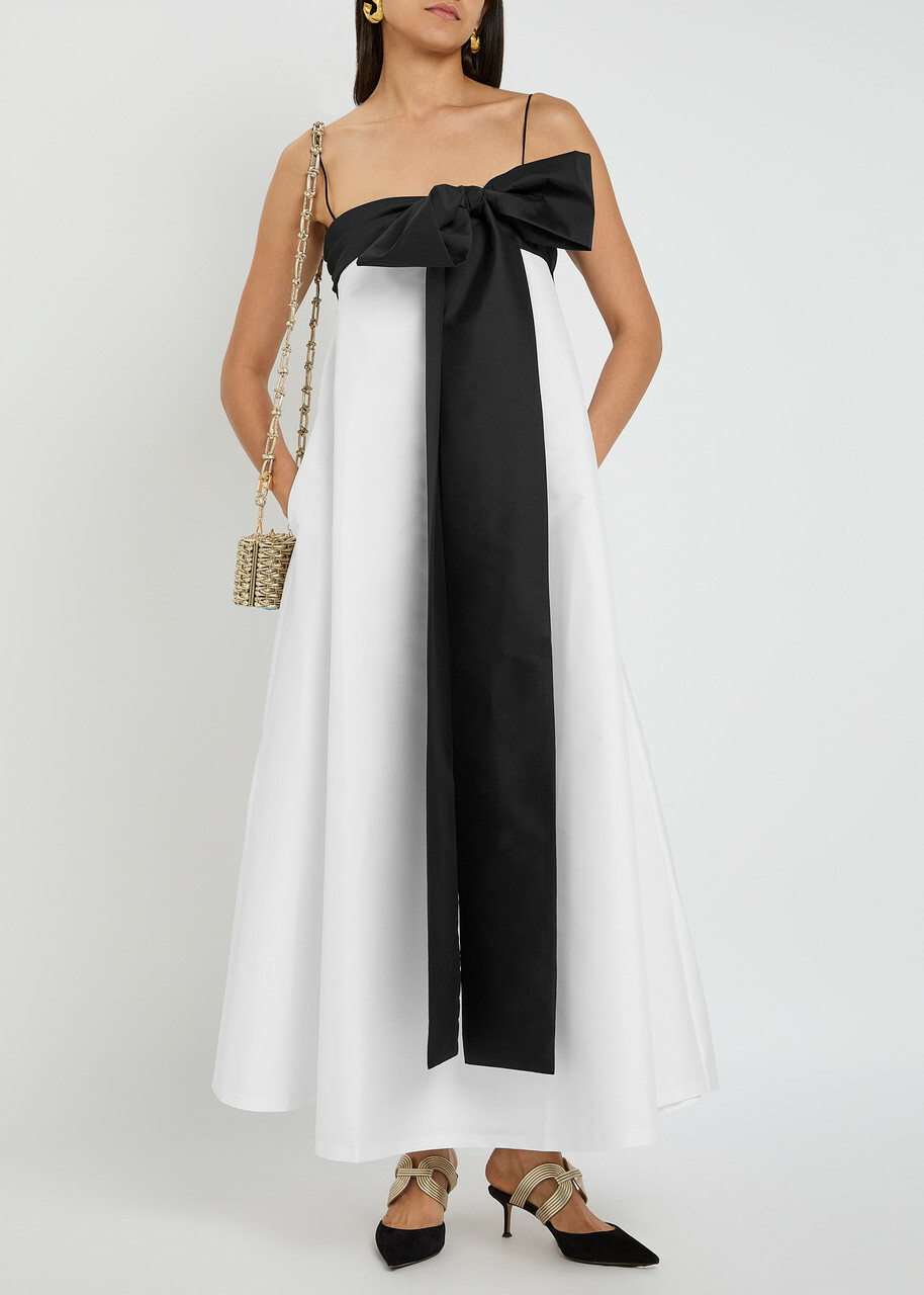 Bernadette Bailey Taffeta Midi Dress Black