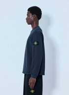 Stone Island Crewneck Sweatshirt with Sleeve Logo Patch