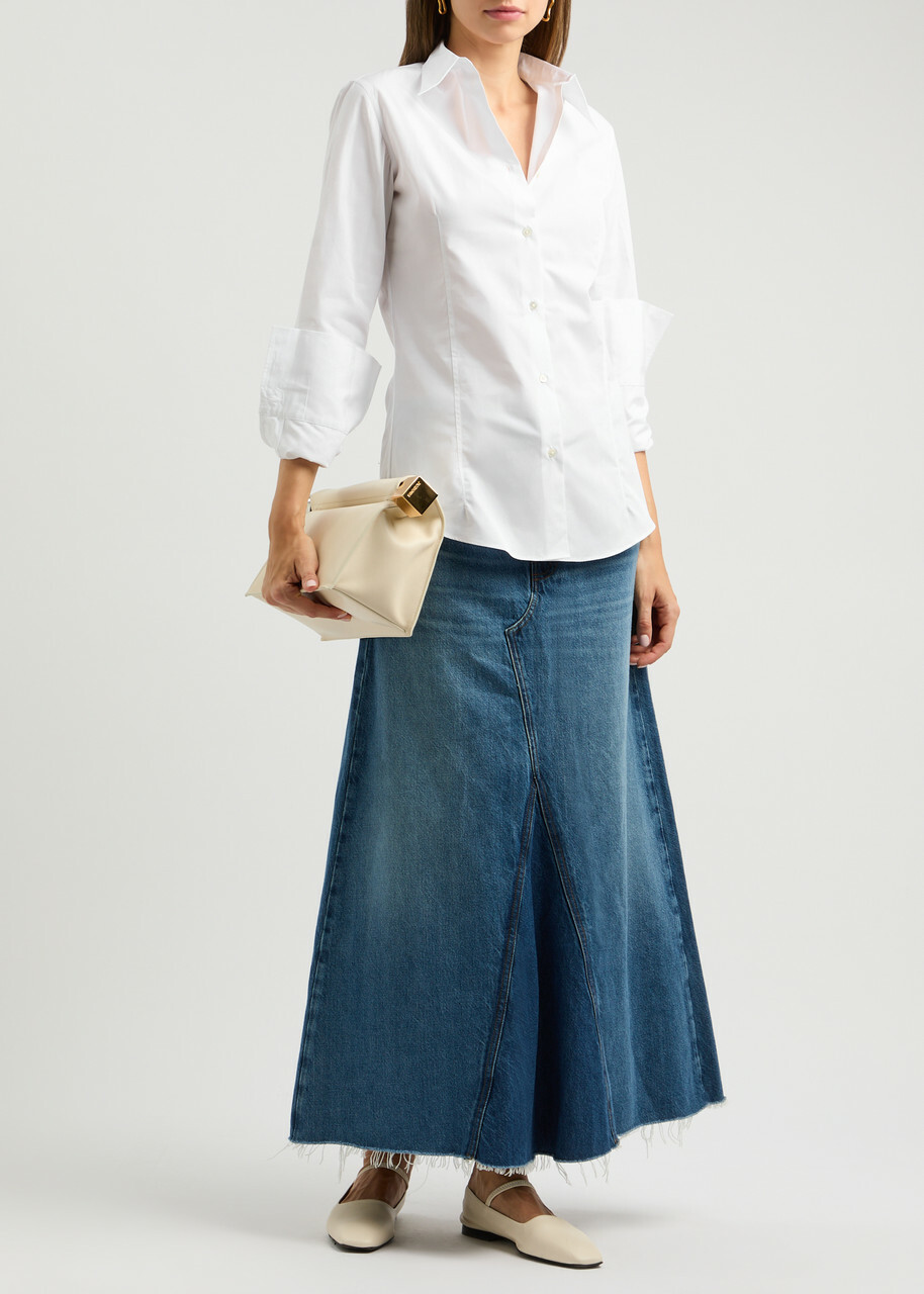 Flore Flore Giulia Cotton Shirt White FLORE FLORE