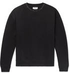 Acne Studios - Flogho Logo-Print Fleece-Back Cotton-Jersey Sweatshirt - Men - Black