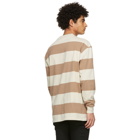 Han Kjobenhavn Beige Striped Boxy Long Sleeve T-Shirt