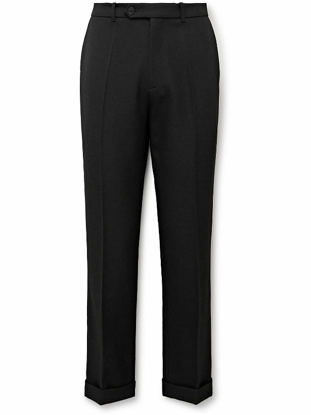 Photo: The Row - Seth Slim-Fit Wool Suit Trousers - Black