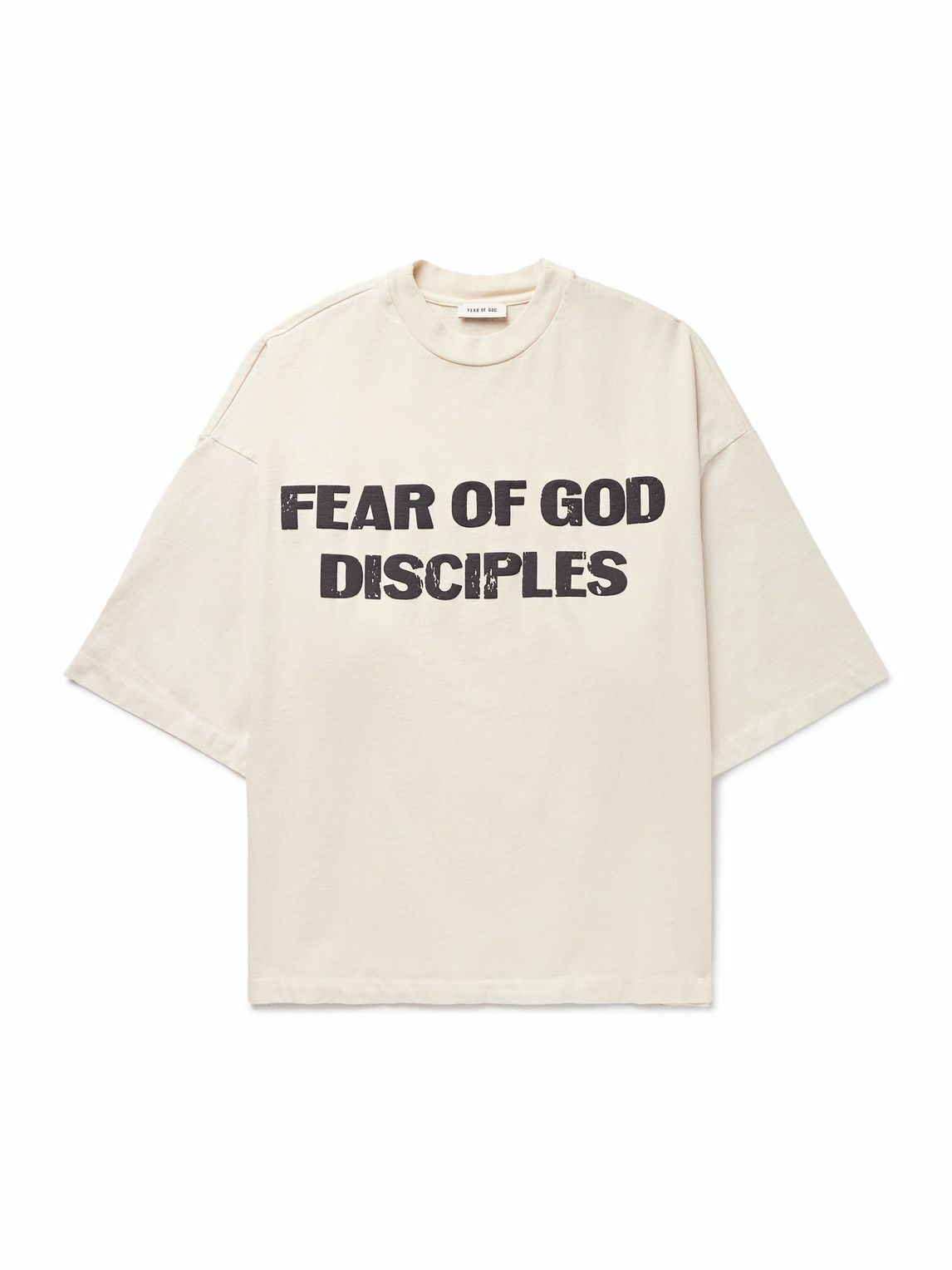 トップス FEAR OF GOD 8th long sleeve Fear of God Men's Long Sleeve Airbrush 8 T-Shirt in Black