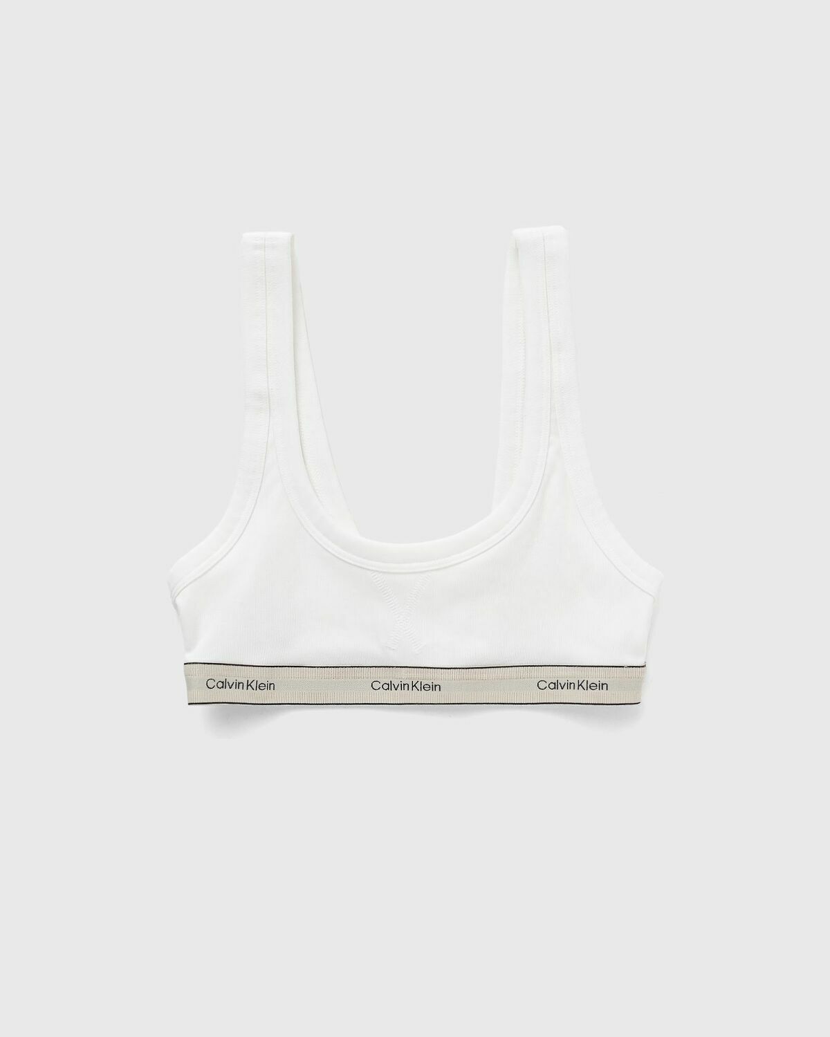 Calvin Klein Underwear UNLINED BRALETTE White Womens (Sports-) Bra