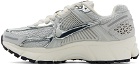 Nike Gray & Silver Zoom Vomero 5 Sneakers