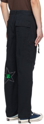 Converse Black Patta Edition Embroidered Cargo Pants