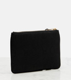 Valentino Garavani VLogo Swarovski®-embellished moiré pouch