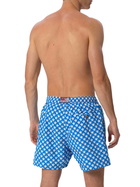 MC2 Saint Barth Man Lightweight Fabric Swim-shorts Lighting 70 With Seastars Print