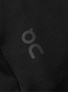 ON - Slim-Fit Tapered Stretch Recycled-Jersey Sweatpants - Black