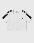 Adidas Wmns Cropped Tee White - Womens - Shortsleeves