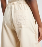 Loewe Paula's Ibiza cotton poplin cropped pants