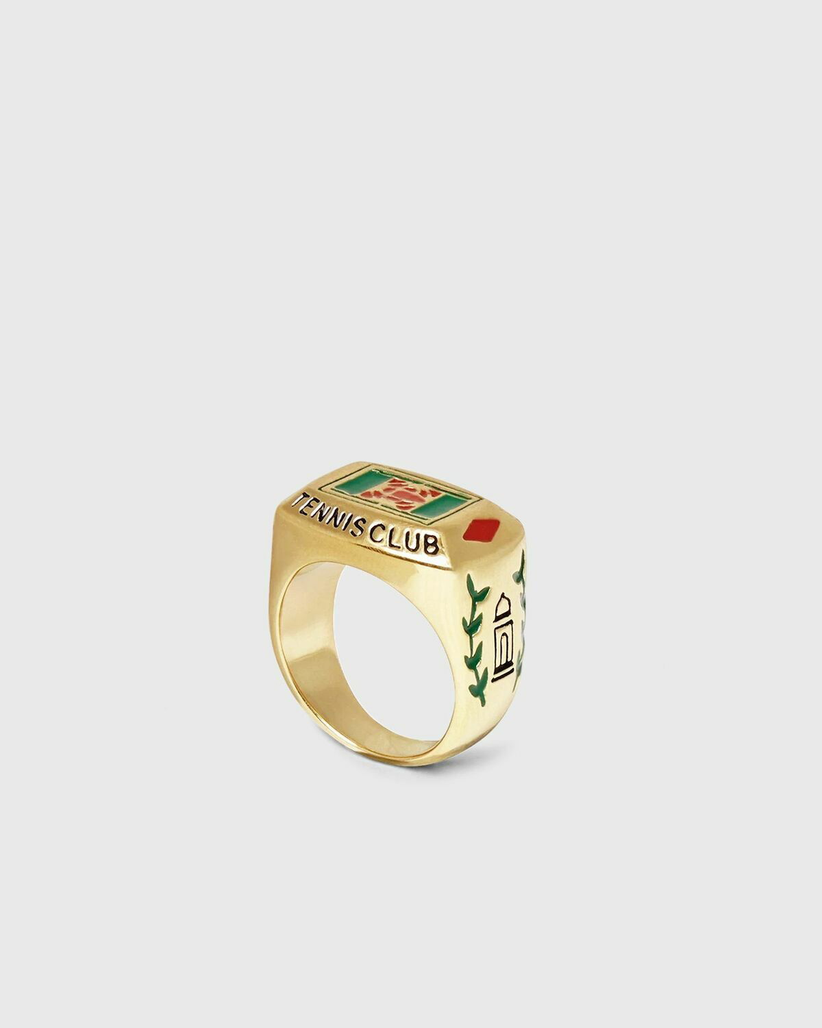 CASABLANCA tennis club ring カサブランカ ゴールド Casablanca TENNIS CLUB RING gold Mens Jewellery Casablanca
