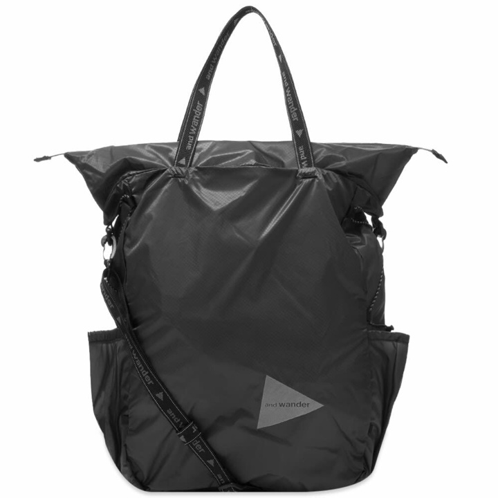 Photo: And Wander Men's Sil Tote Bag in Charcoal