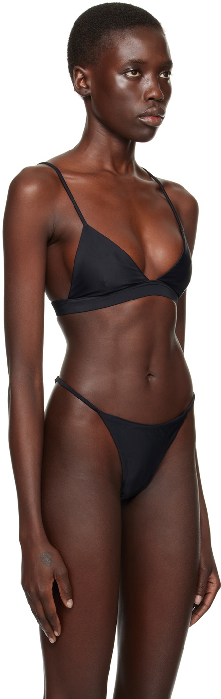 CDLP Black Triangle Bikini Top