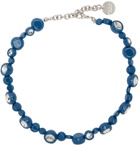 Marni Blue Enamel Necklace