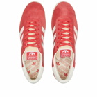 Adidas Men's Gazelle Sneakers in Red/Off White/White
