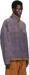 Story mfg. Purple Polite Pullover Sweatshirt
