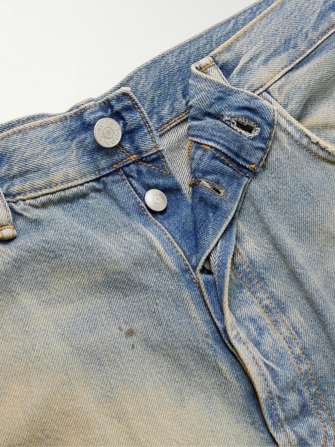 Acne Studios - 1989 Penicillin Straight-Leg Distressed Jeans - Blue