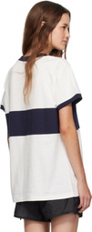 District Vision Off-White Ringer T-shirt