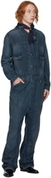 RRL Indigo Denim Overalls