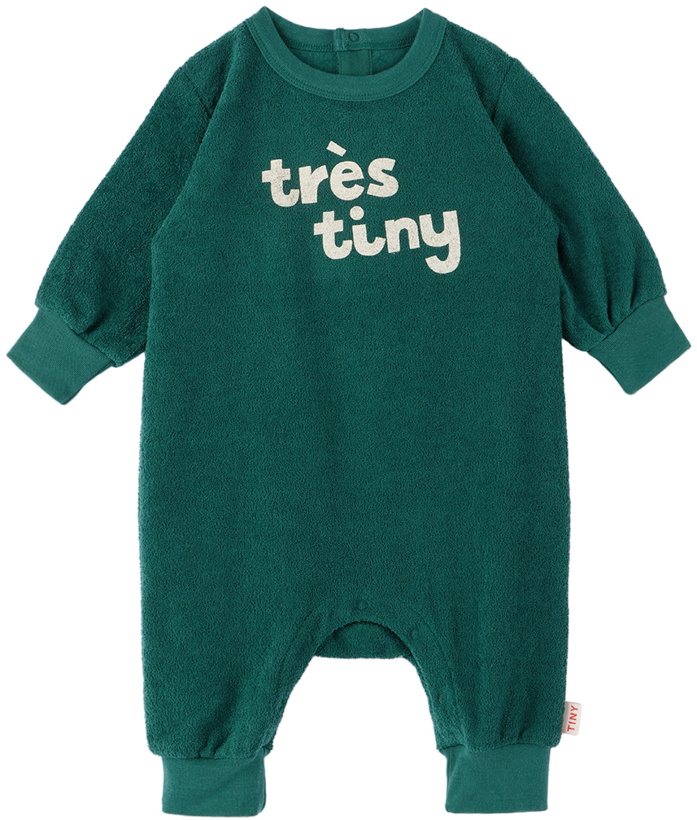 Photo: TINYCOTTONS Baby Green 'Très Tiny' Romper