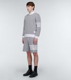 Thom Browne - 4-Bar cotton seersucker sweatshirt