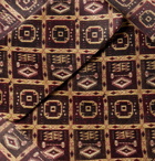 Needles - Camp-Collar Printed Sateen Shirt - Brown