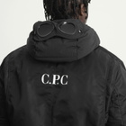 Junya Watanabe MAN Men's x C.P. Company Nylon Twill Goggle Jacket in Black