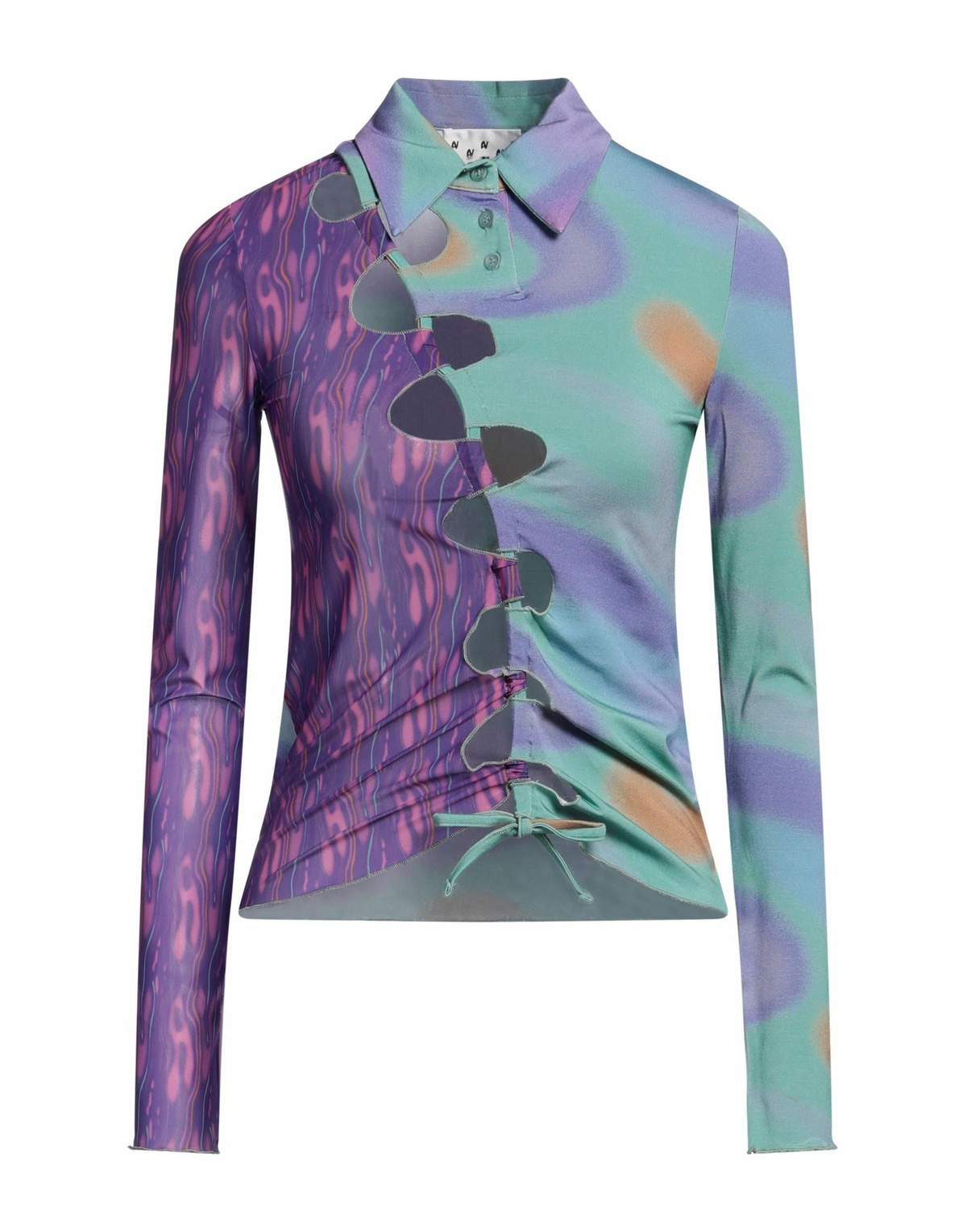 Avavav Womens Polo shirt Mauve